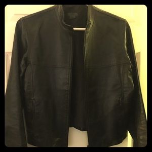 Black M0851 Leather Jacket from Canada